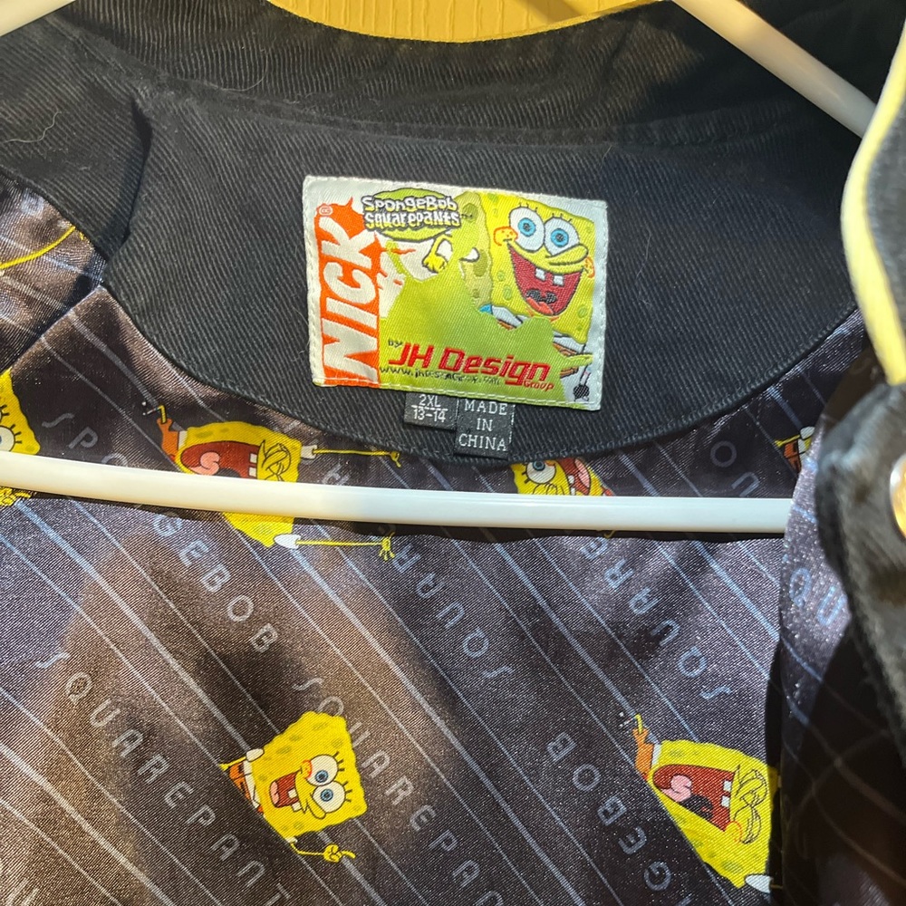 Beautiful kids sponge bob varsity jacket (all prices are negotiable)